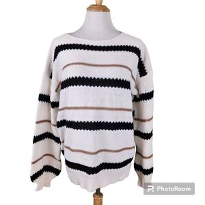 Striped Crew Neck Sweater